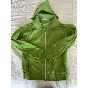Green Columbia Raincoat